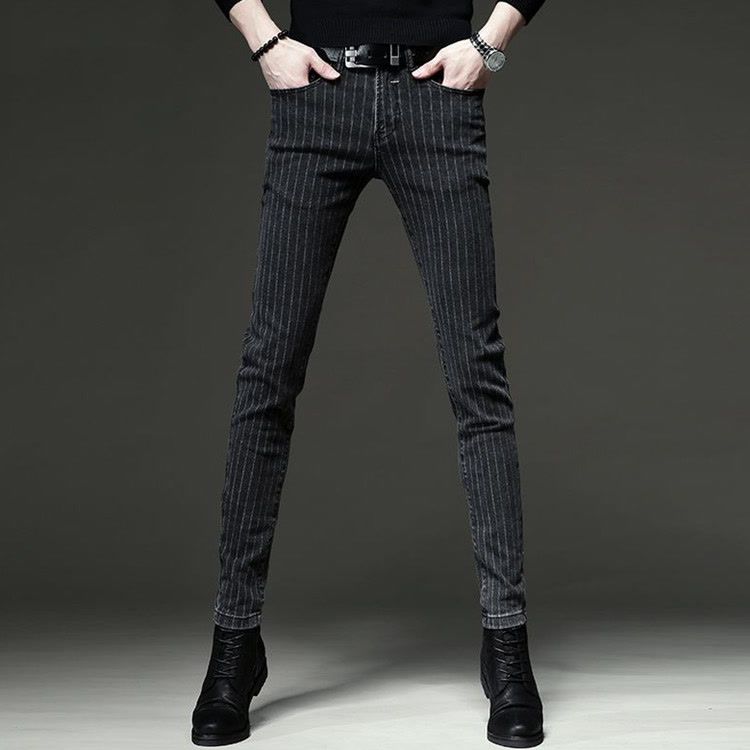 Streetwear Brand Denim - Celana Jeans Bergaris 2025 Pria Trendi