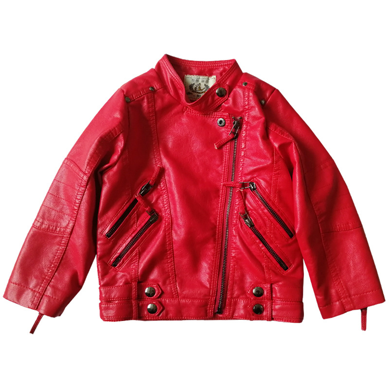 Jaket Kulit Pu Sepeda Motor Me - Streetwear Brand Red Logo ulasan dan harga
