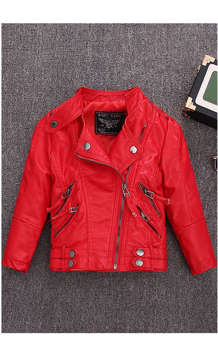Jaket Kulit Pu Sepeda Motor Ro - Streetwear Brand Red Logo ulasan dan harga
